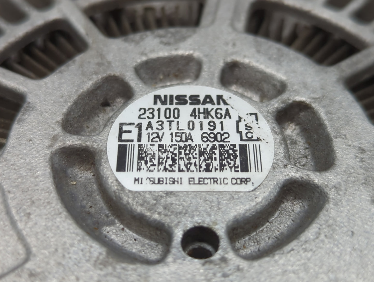 2016-2020 Infiniti Q50 Alternator Replacement Generator Charging Assembly Engine OEM P/N:23100 4HK6A Fits OEM Used Auto Part