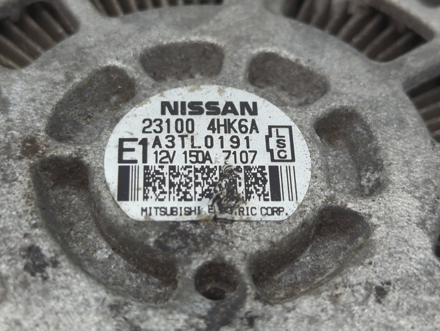 2016-2020 Infiniti Q50 Alternator Replacement Generator Charging Assembly Engine OEM P/N:23100 4HK6A Fits OEM Used Auto Part