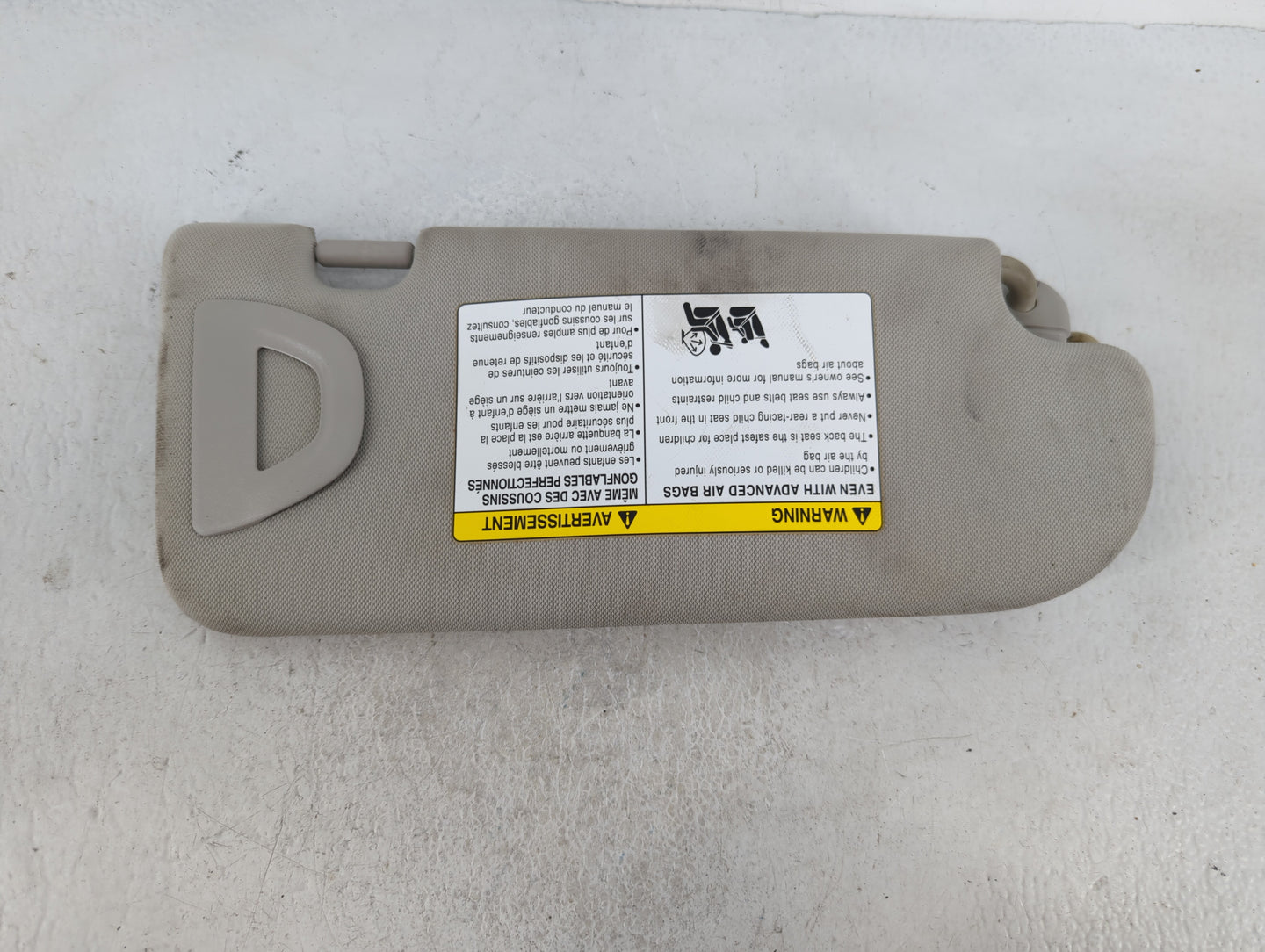 2014-2020 Infiniti Q50 Sun Visor Shade Replacement Driver Left Mirror Fits Fits 2014 2015 2016 2017 2018 2019 2020 OEM Used 