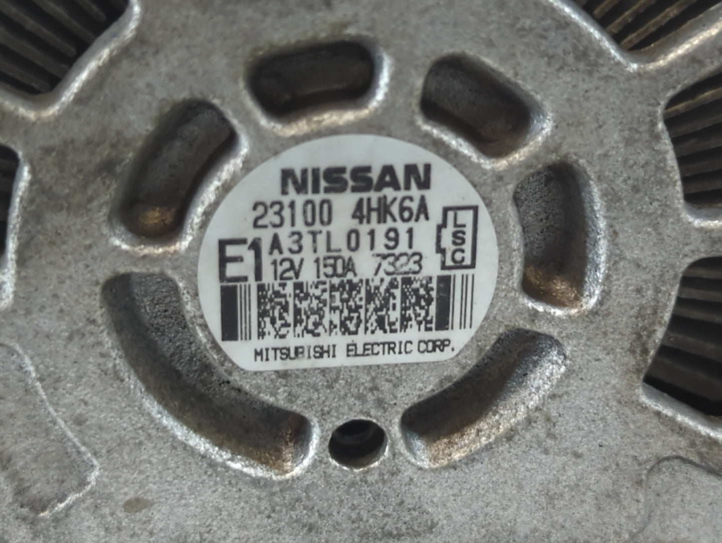 2016-2020 Infiniti Q50 Alternator Replacement Generator Charging Assembly Engine OEM P/N:23100 4HK6A Fits OEM Used Auto Part