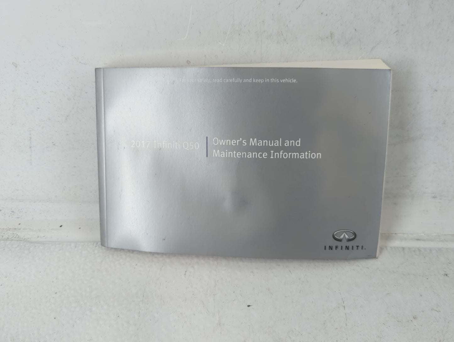 2017 Infiniti Q50 Owners Manual Book Guide P/N:OM17E0 0V37U0 OEM Used Auto Parts - Oemusedautoparts1.com