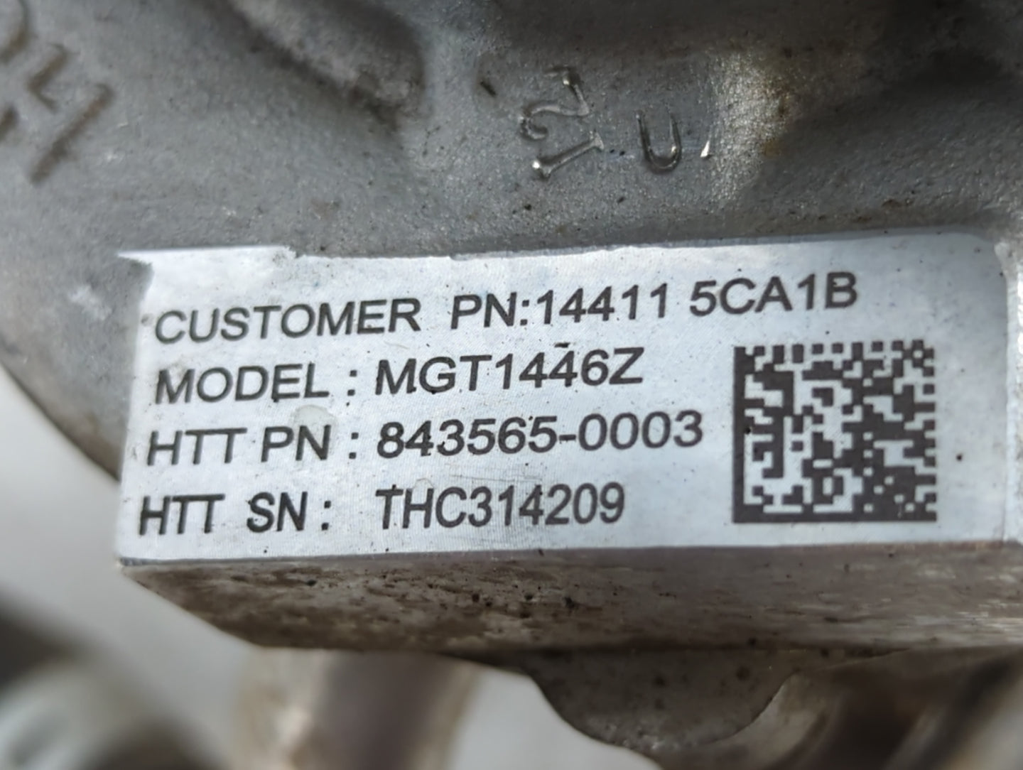 2016 Infiniti Q50 Turbocharger Turbo Charger Super Charger Supercharger - Oemusedautoparts1.com