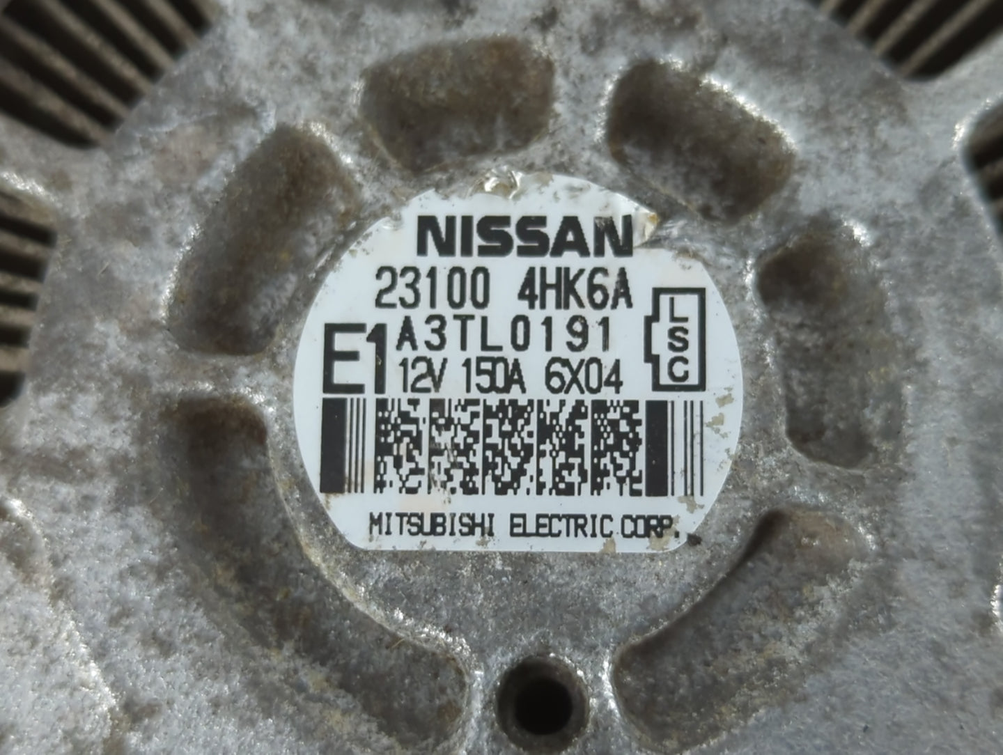 2016-2020 Infiniti Q50 Alternator Replacement Generator Charging Assembly Engine OEM P/N:23100 4HK6A Fits OEM Used Auto Part