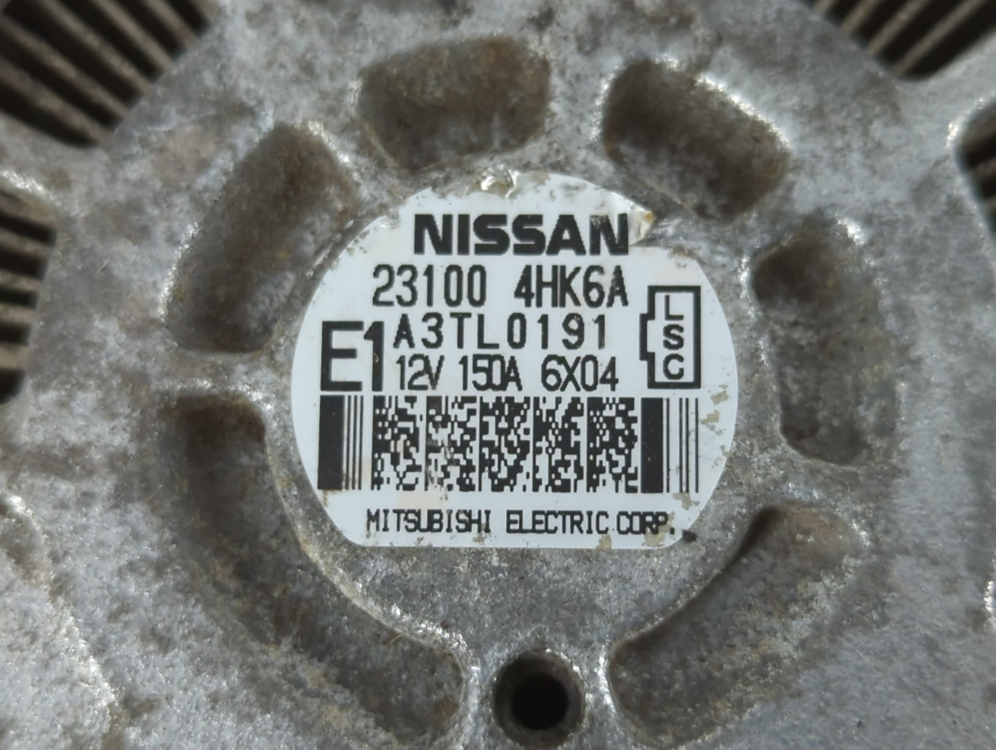 2016-2020 Infiniti Q50 Alternator Replacement Generator Charging Assembly Engine OEM P/N:23100 4HK6A Fits OEM Used Auto Part