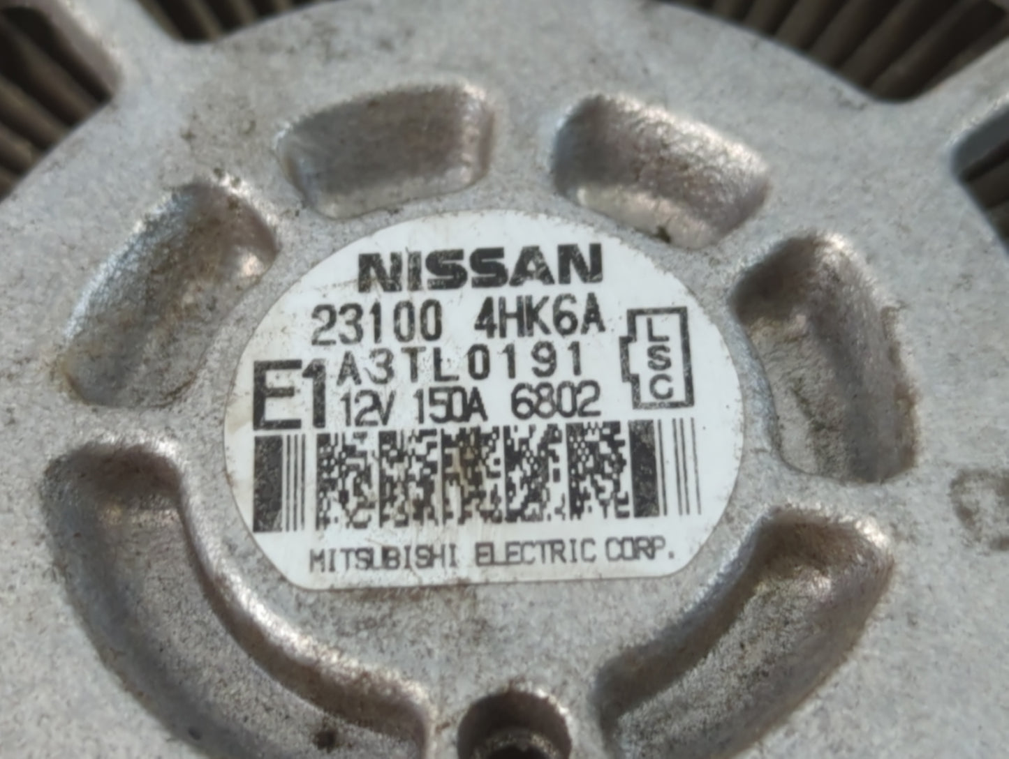 2016-2020 Infiniti Q50 Alternator Replacement Generator Charging Assembly Engine OEM P/N:23100 4HK6A Fits OEM Used Auto Part