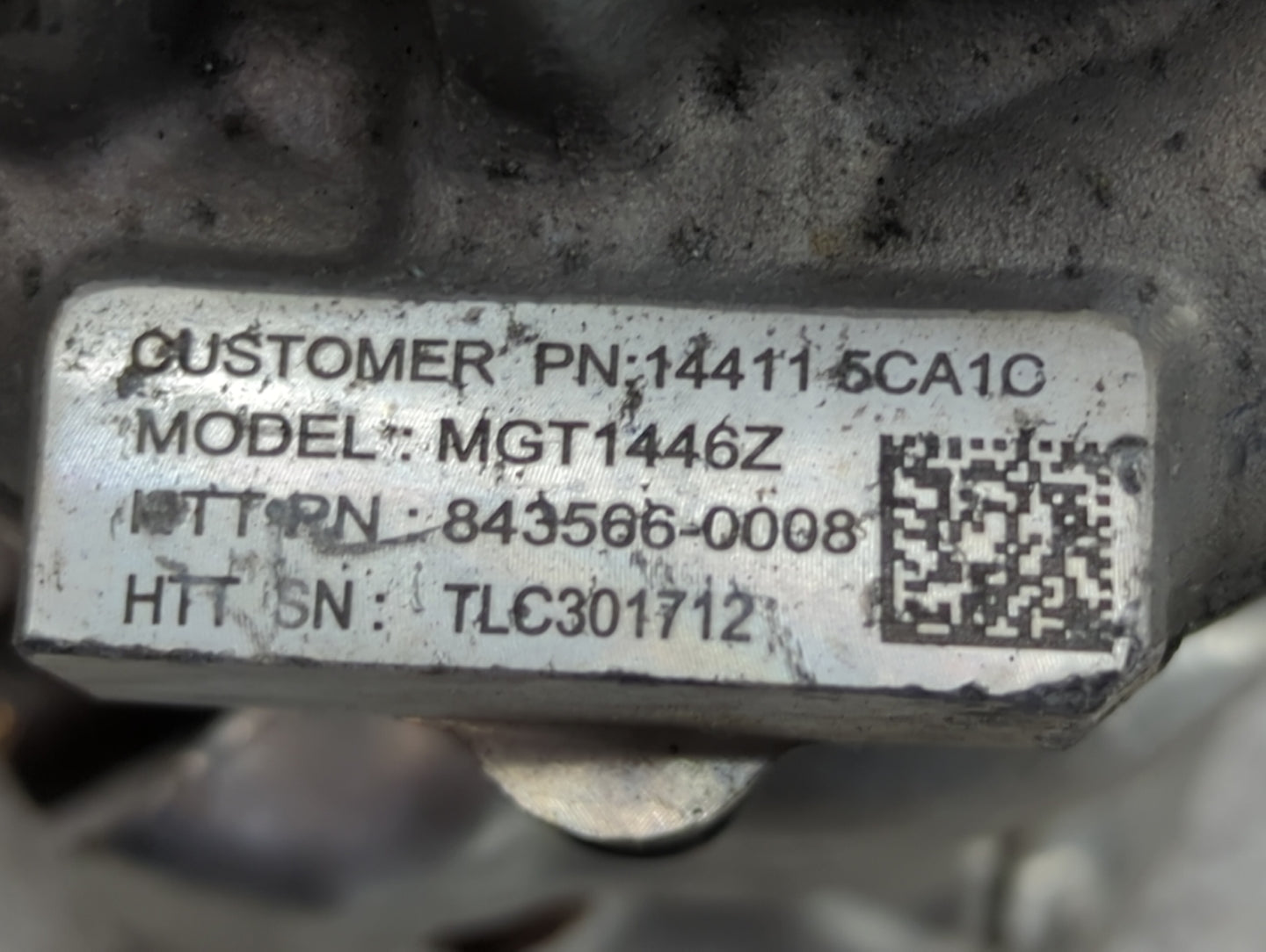 2016 Infiniti Q50 Turbocharger Turbo Charger Super Charger Supercharger - Oemusedautoparts1.com
