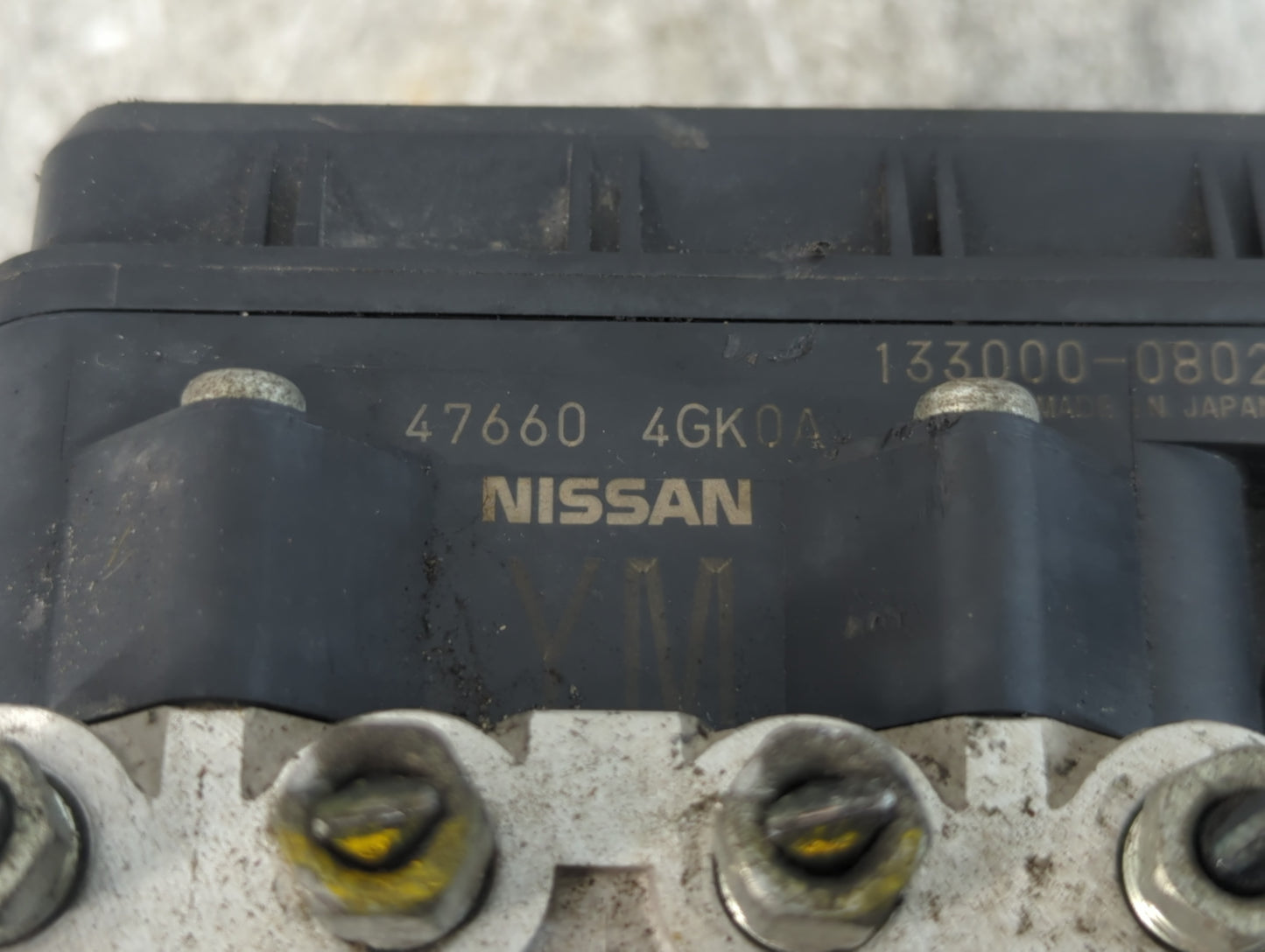 2016-2017 Infiniti Q50 ABS Pump Control Module Replacement P/N:133000-0802 47660 4GK0A Fits Fits 2016 2017 OEM Used Auto Par