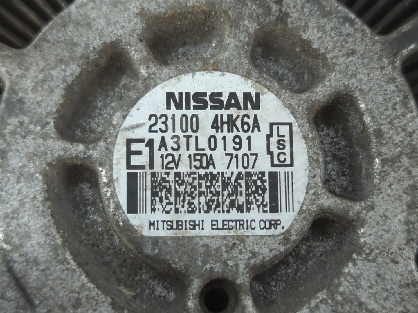 2016-2020 Infiniti Q50 Alternator Replacement Generator Charging Assembly Engine OEM P/N:23100 4HK6A Fits OEM Used Auto Part