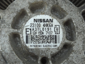 2016-2020 Infiniti Q50 Alternator Replacement Generator Charging Assembly Engine OEM P/N:23100 4HK6A Fits OEM Used Auto Parts
