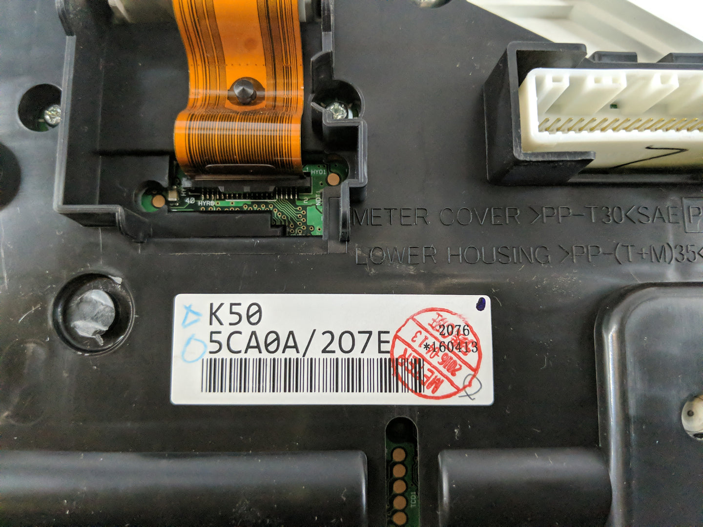 2017 Infiniti Q60 Instrument Cluster Speedometer Gauges P/N:5CA0A/65VB K50-5CA0A/65VB Fits OEM Used Auto Parts - Oemusedauto