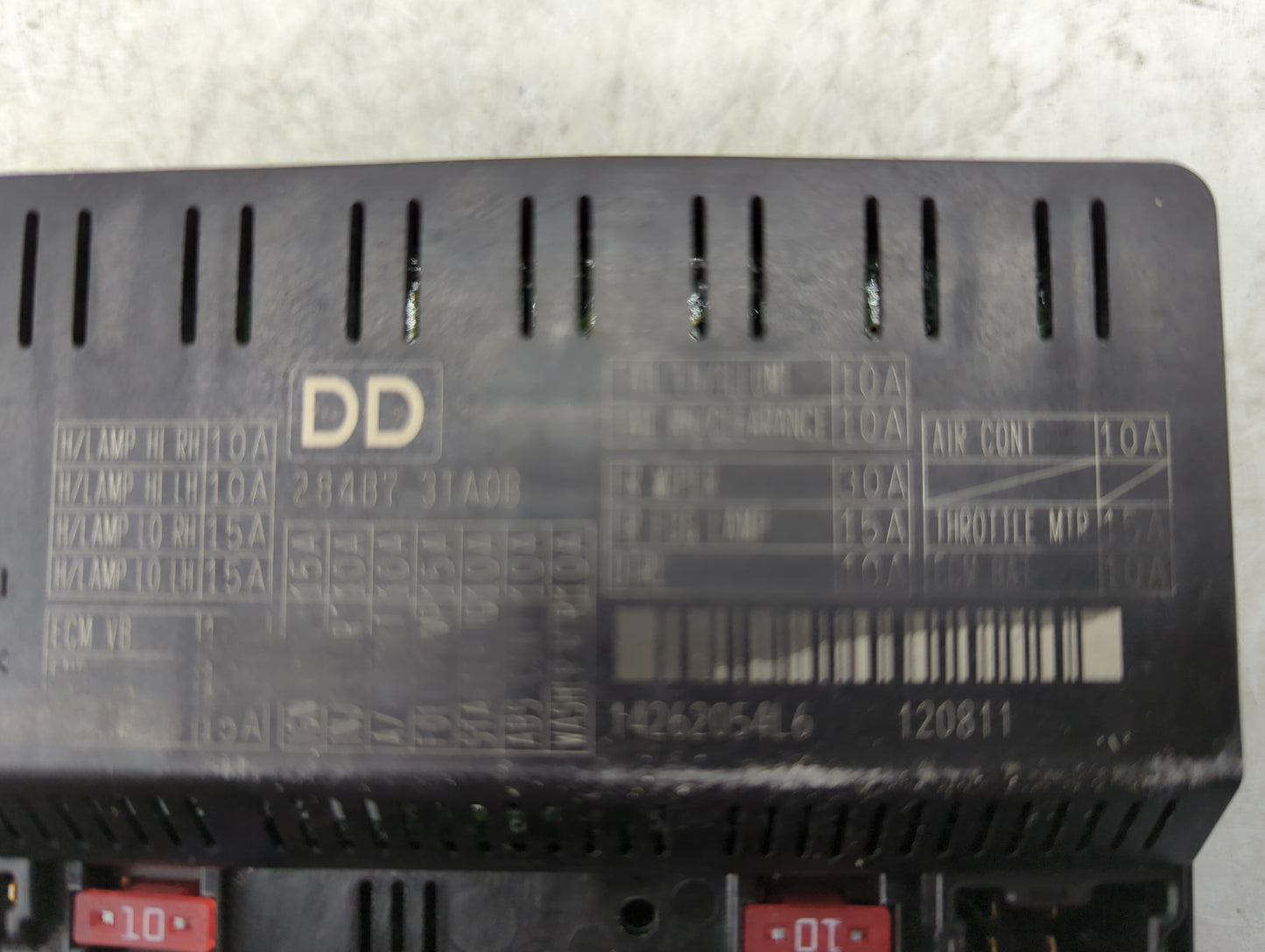 2017-2020 Infiniti Q60 Fusebox Fuse Box Panel Relay Module Fits Fits 2014 2015 2016 2017 2018 2019 2020 OEM Used Auto Parts 