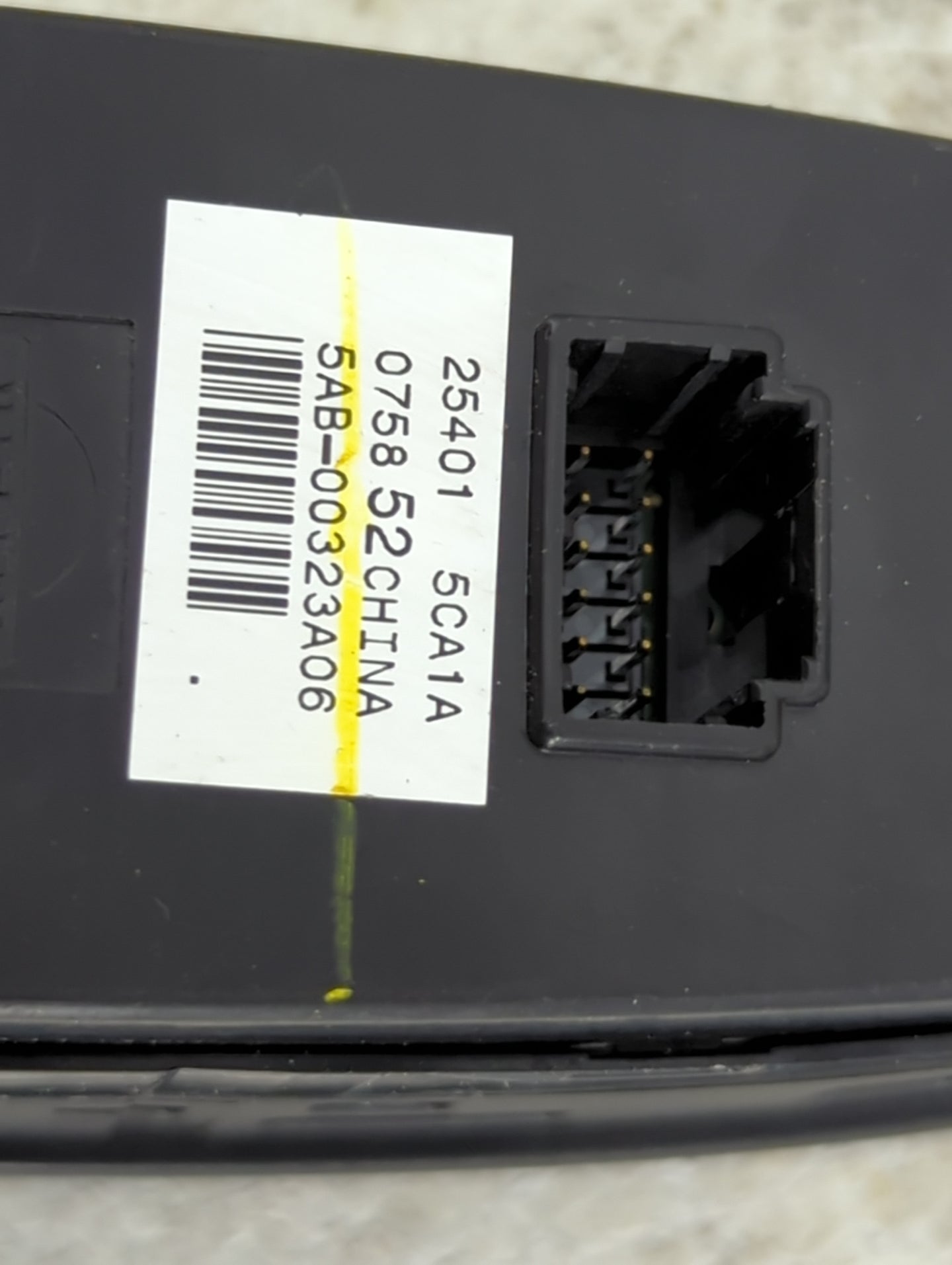 2017-2020 Infiniti Q60 Master Power Window Switch Replacement Driver Side Left P/N:254015CA1A 075852CHINA Fits OEM Used Auto