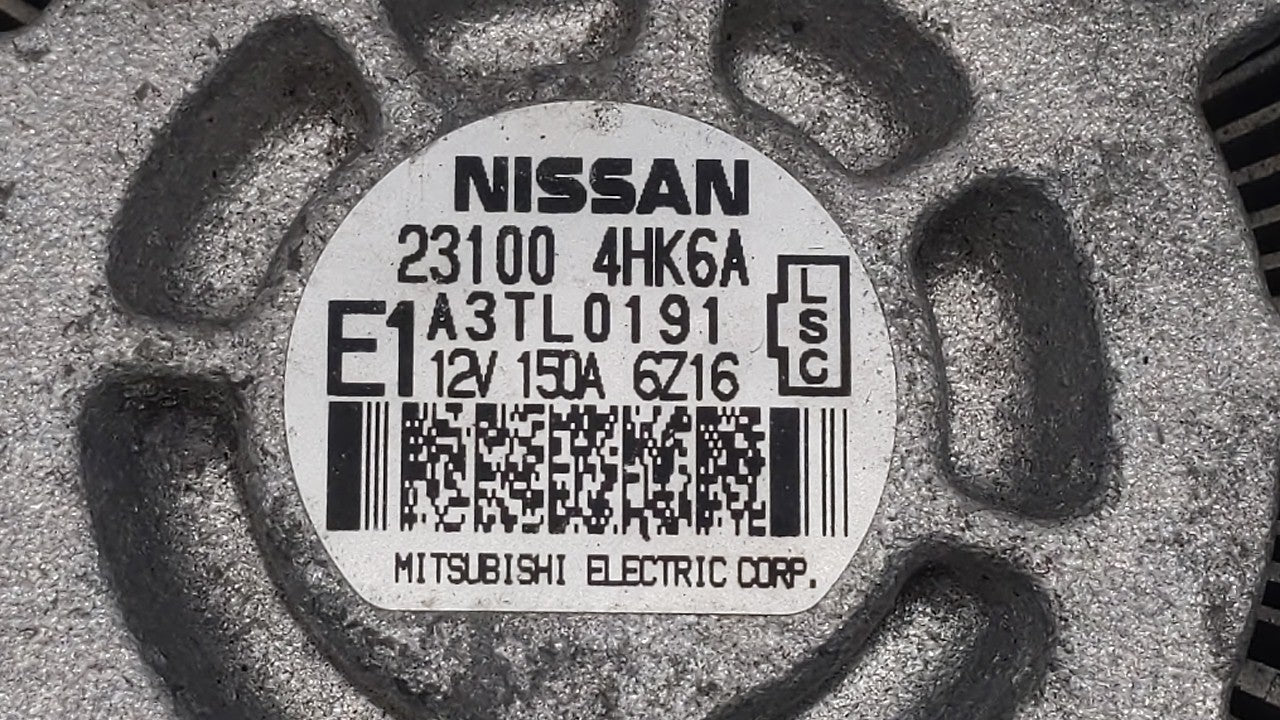 2017-2018 Infiniti Q60 Alternator Replacement Generator Charging Assembly Engine OEM P/N:23100 4HK6A 23100 4HK1A Fits OEM Us