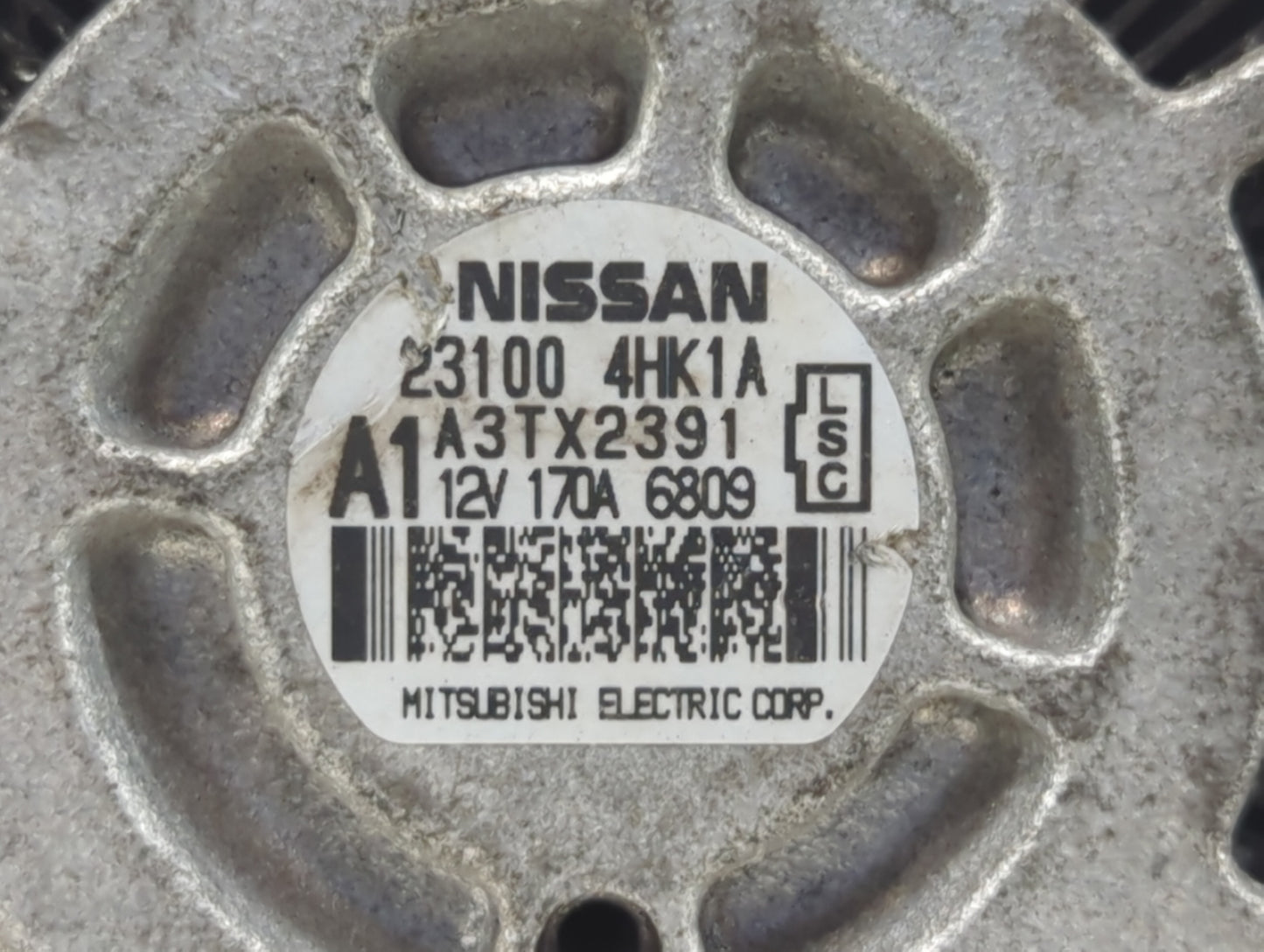 2017-2020 Infiniti Q60 Alternator Replacement Generator Charging Assembly Engine OEM P/N:23100 4HK6A 23100 4HK1A Fits OEM Us