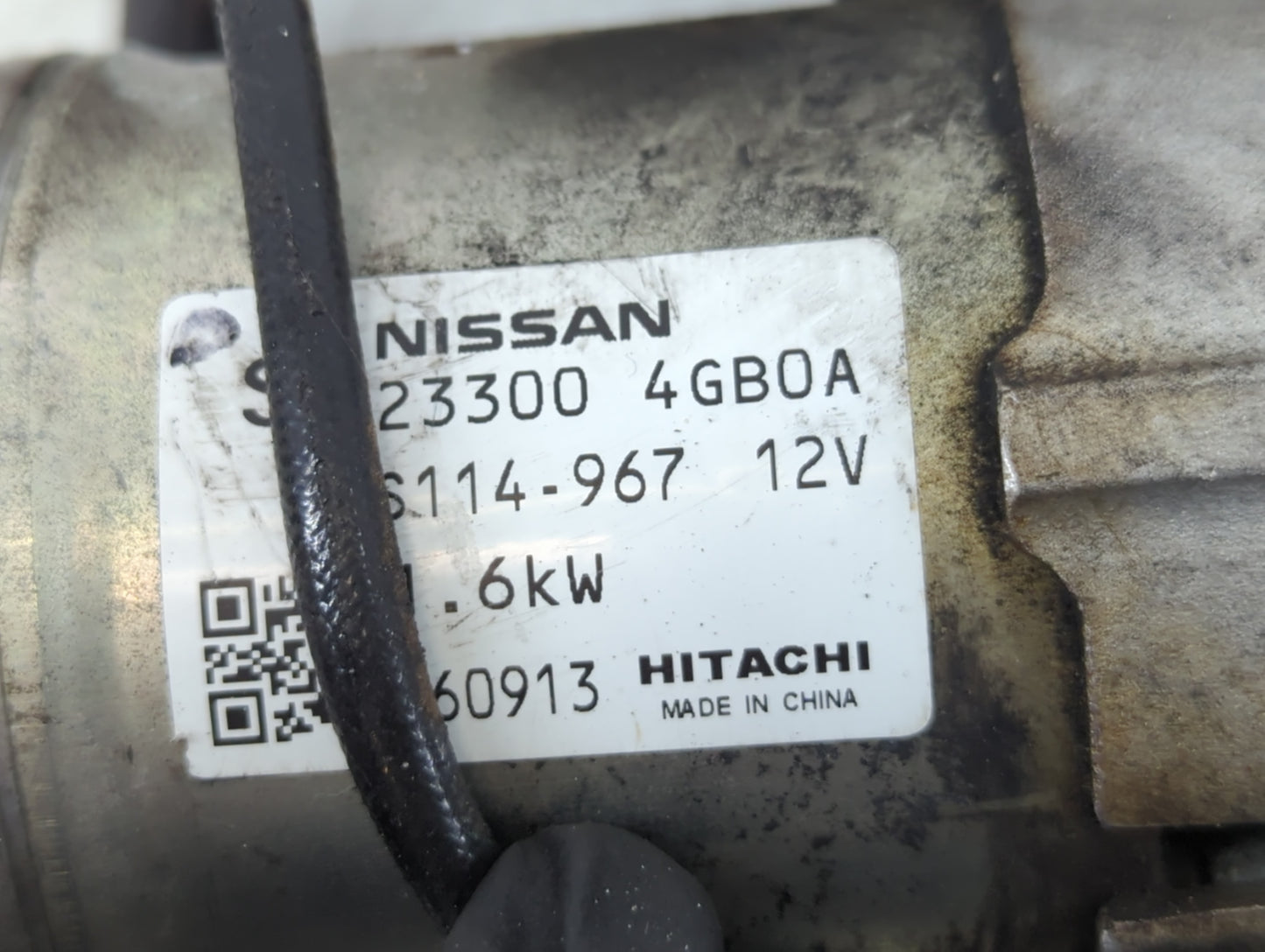 2014-2020 Infiniti Q60 Car Starter Motor Solenoid OEM P/N:23300 4GB0A Fits OEM Used Auto Parts - Oemusedautoparts1.com