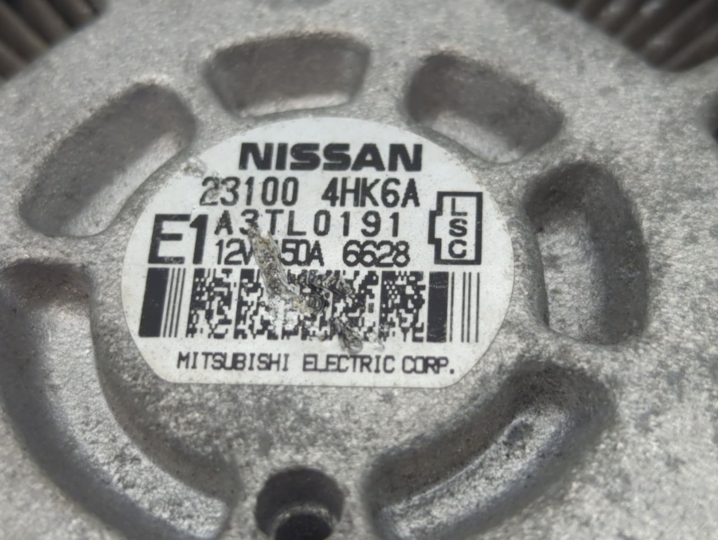 2017-2020 Infiniti Q60 Alternator Replacement Generator Charging Assembly Engine OEM P/N:23100 4HK6A Fits OEM Used Auto Part