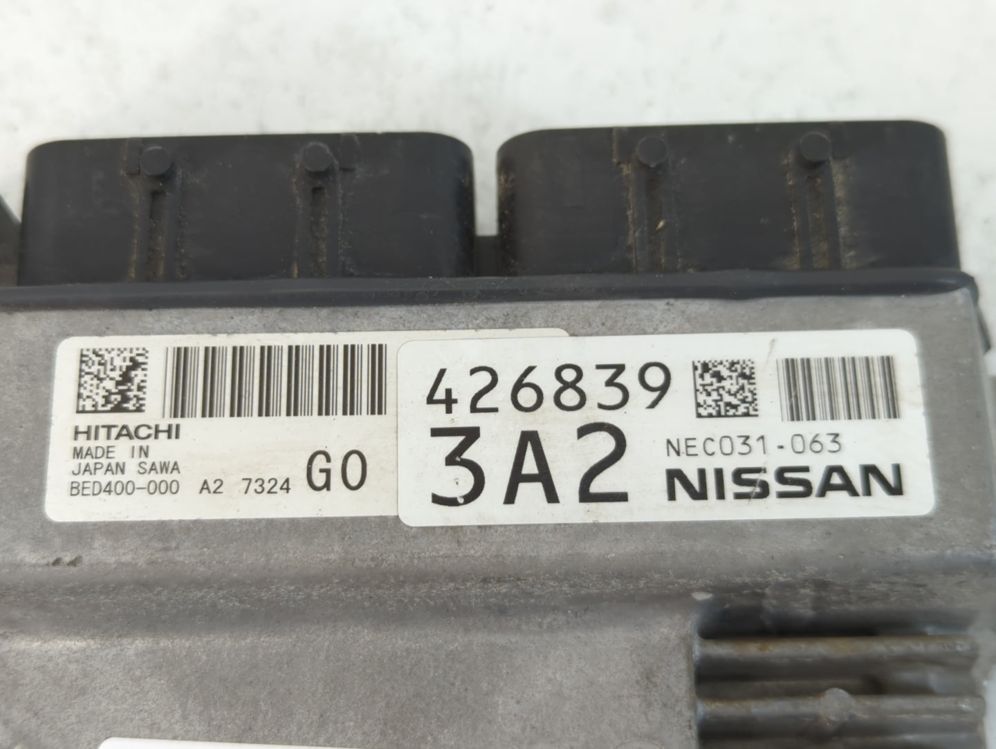 2017 Infiniti Q60 PCM Engine Control Computer ECU ECM PCU OEM P/N:426839 3A2 BED400-000, NEC031-063 Fits Fits 2016 OEM Used 