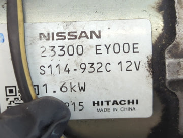 2014-2020 Infiniti Q60 Car Starter Motor Solenoid OEM P/N:23300 EY00E S114-932C 12V Fits OEM Used Auto Parts