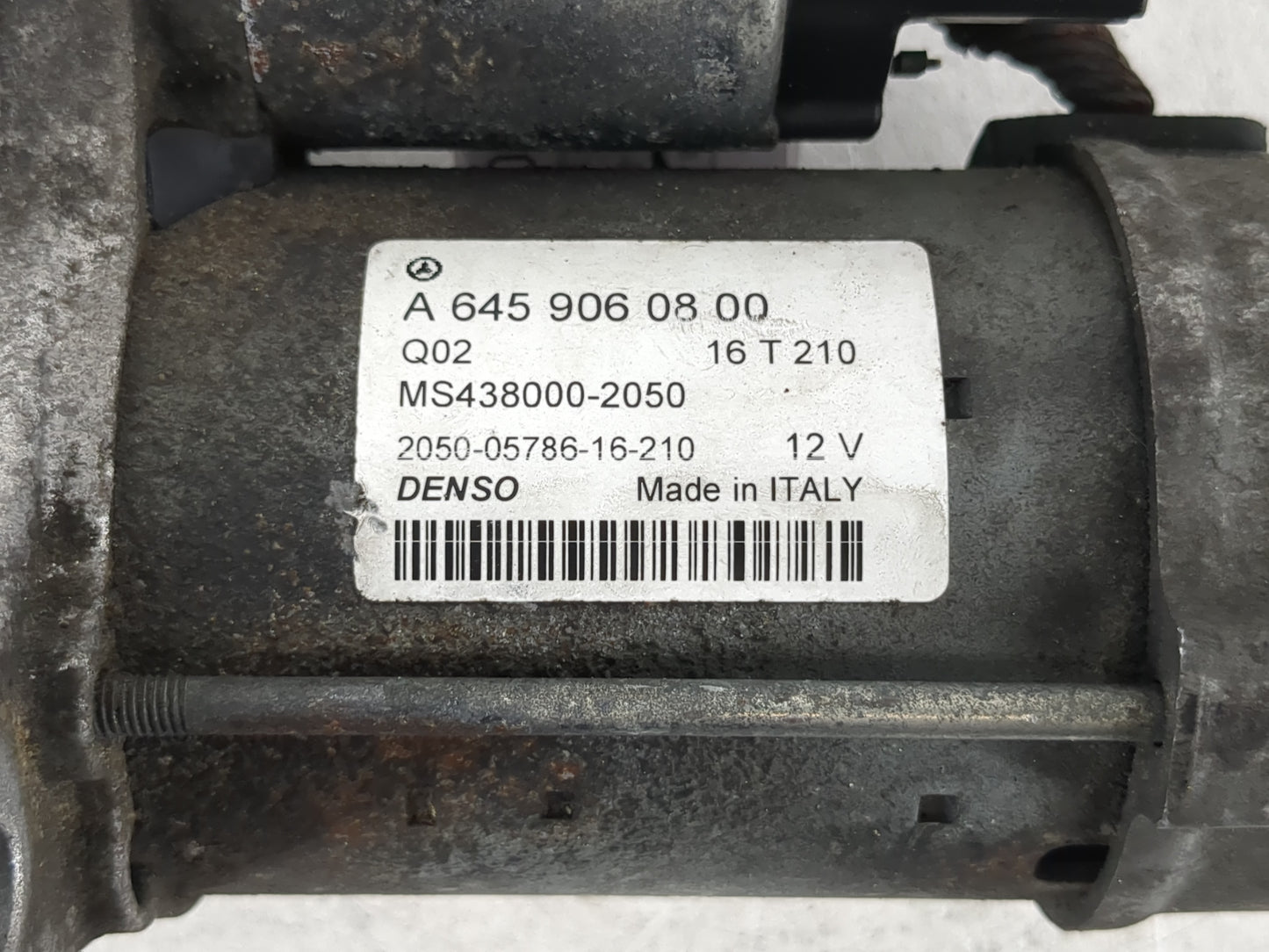 2017-2019 Infiniti Qx30 Car Starter Motor Solenoid OEM P/N:A 645 906 08 00 Fits Fits 2017 2018 2019 OEM Used Auto Parts - Oe