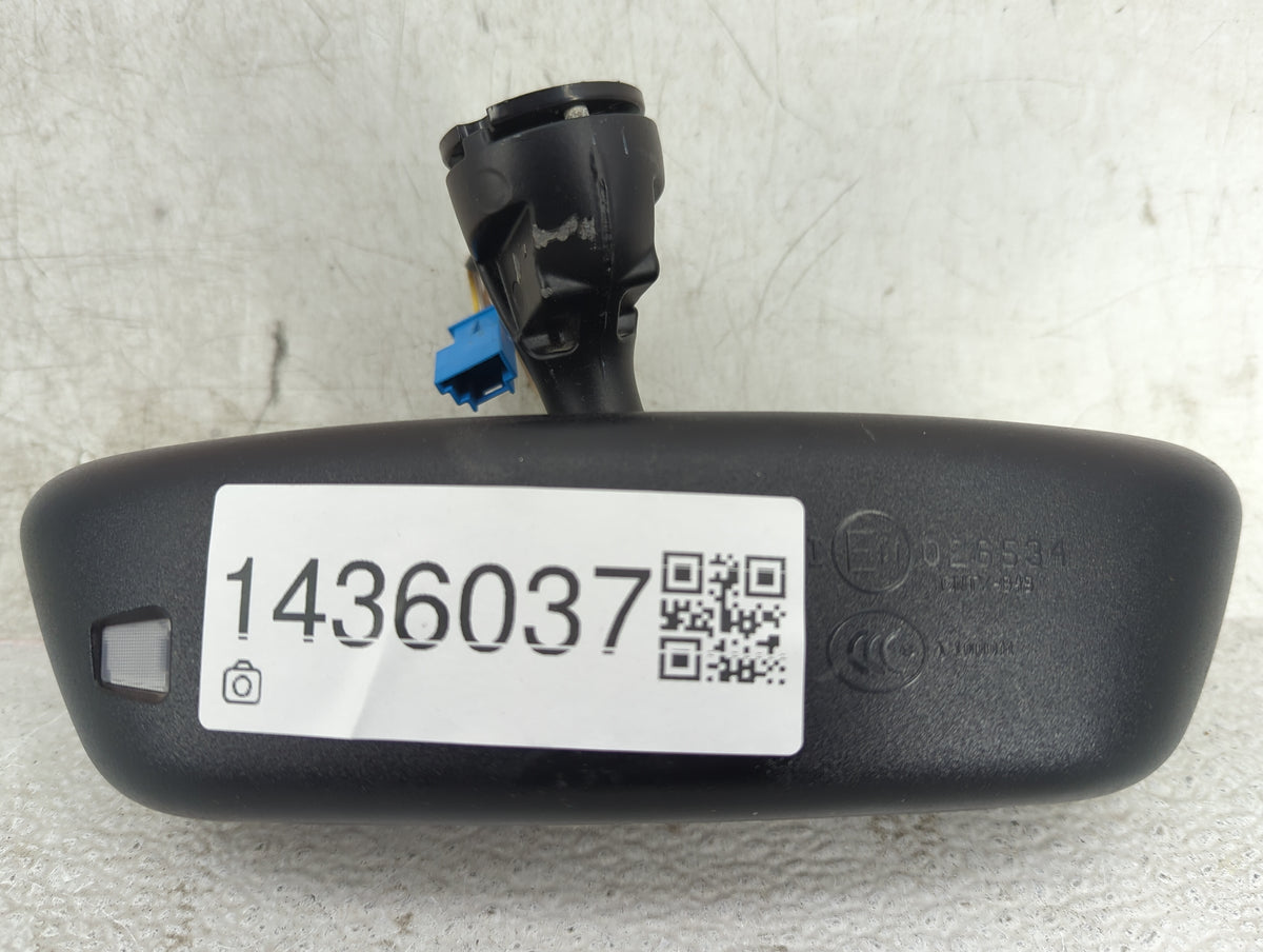2017-2019 Infiniti Qx30 Interior Rear View Mirror Replacement OEM P/N:E11026534 GNTX-849 Fits Fits 2017 2018 2019 OEM Used A