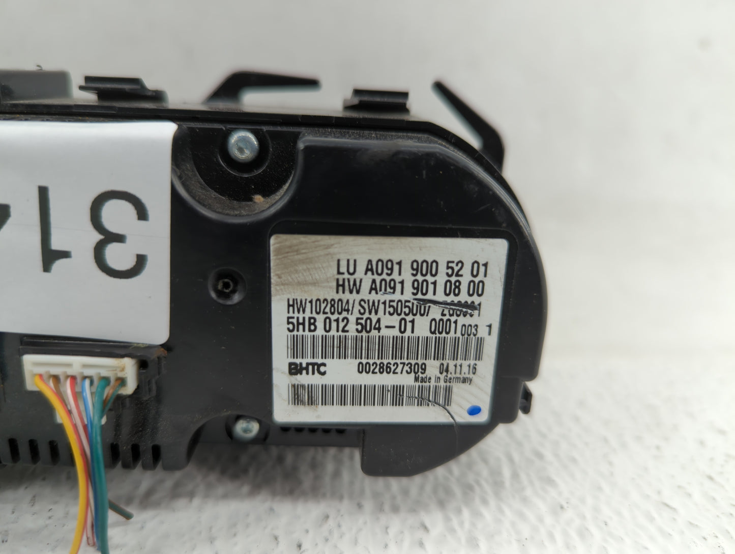 2017-2018 Infiniti Qx30 Climate Control Module Temperature AC/Heater Replacement P/N:5HB 012 504 Fits Fits 2017 2018 OEM Use