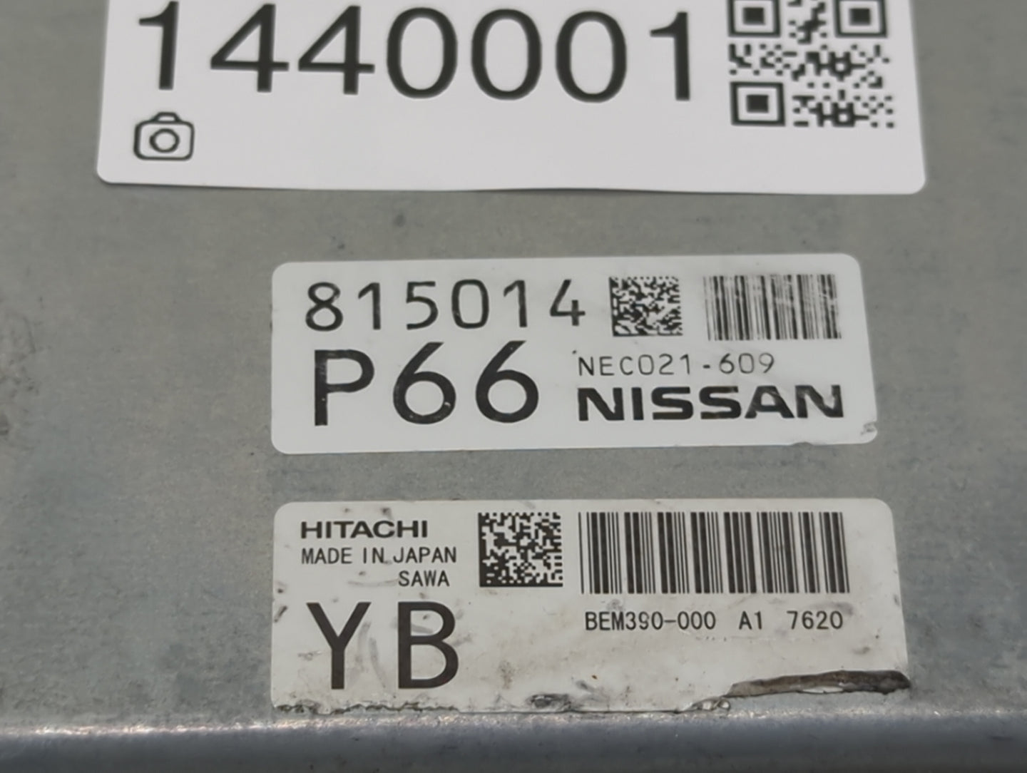 2014-2017 Infiniti Qx50 PCM Engine Control Computer ECU ECM PCU OEM P/N:NEC021-609 BEM390-000 Fits OEM Used Auto Parts - Oem