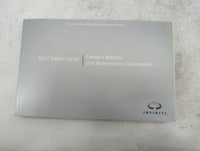 2017 Infiniti Qx50 Owners Manual Book Guide P/N:OM17E0 0J50U1 OEM Used Auto Parts - Oemusedautoparts1.com