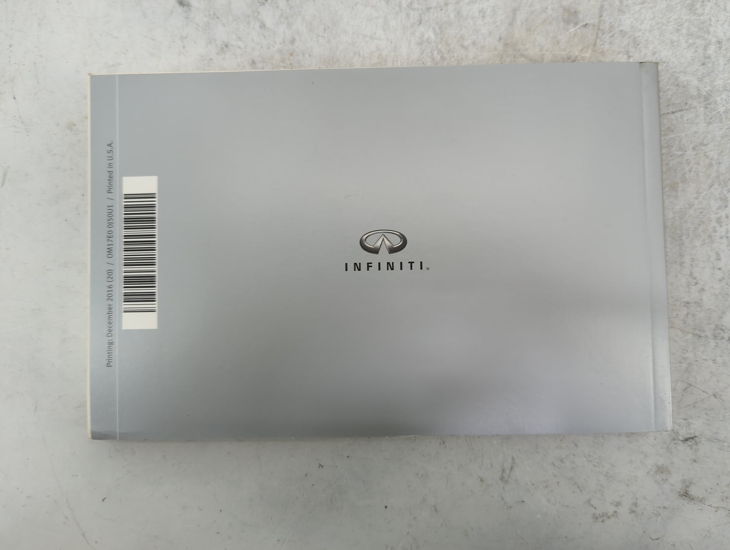2017 Infiniti Qx50 Owners Manual Book Guide P/N:OM17E0 0J50U1 OEM Used Auto Parts - Oemusedautoparts1.com