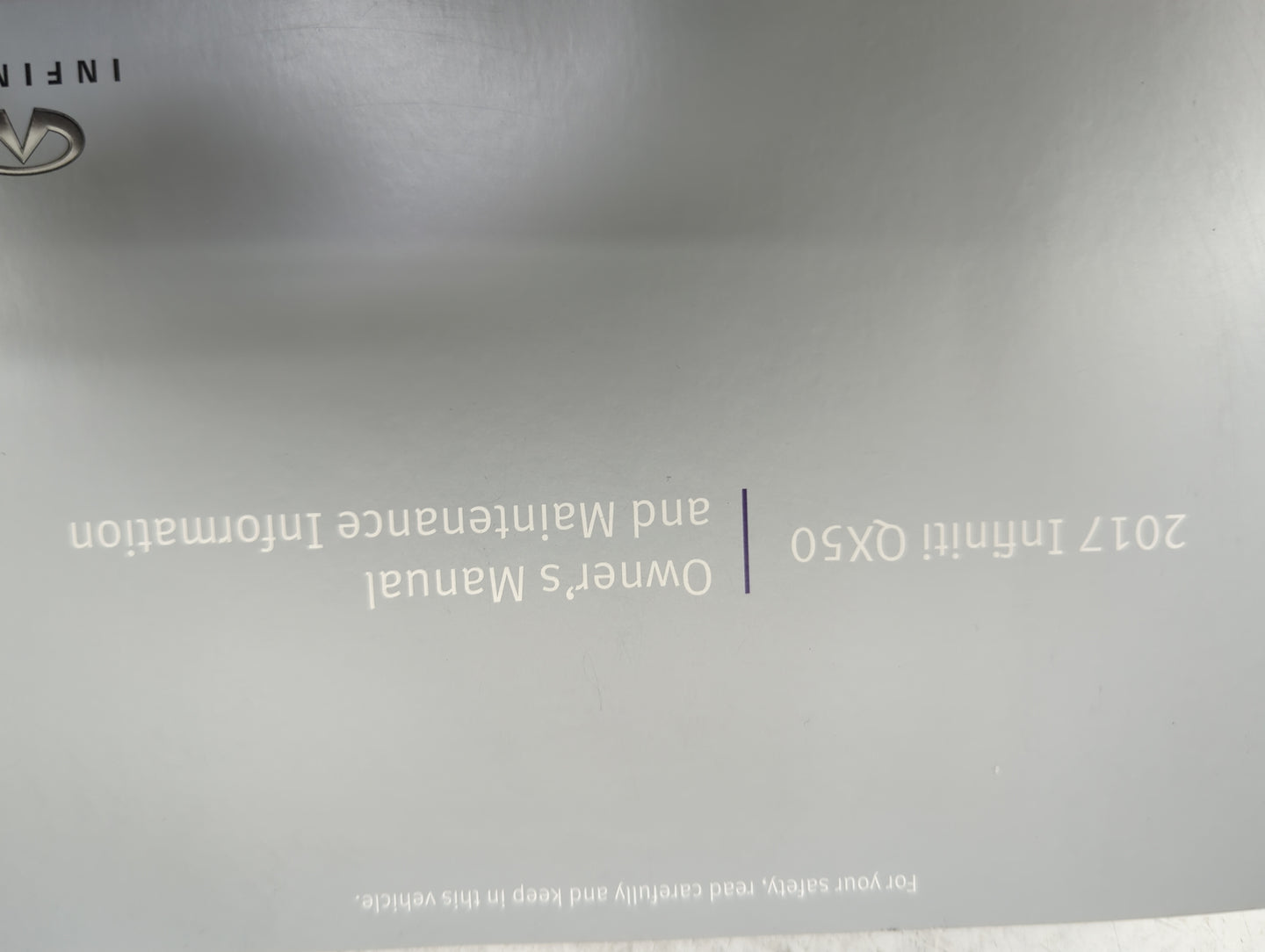 2017 Infiniti Qx50 Owners Manual Book Guide P/N:OM17E0 0J50U1 OEM Used Auto Parts - Oemusedautoparts1.com