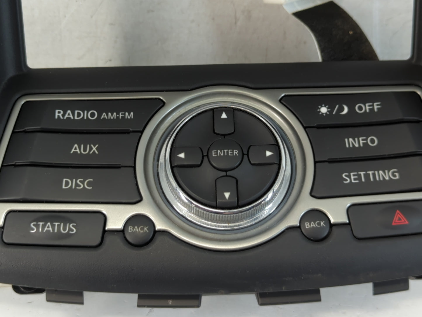 2014-2017 Infiniti Qx50 Radio AM FM Cd Player Receiver Replacement P/N:28395 JK61D Fits OEM Used Auto Parts - Oemusedautopar