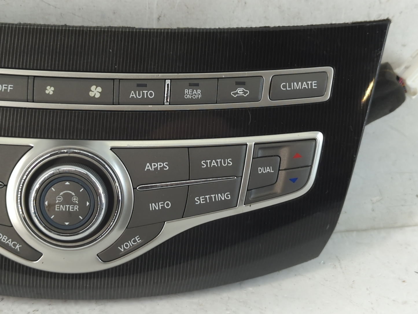 2017-2020 Infiniti Qx60 Radio AM FM Cd Player Receiver Replacement P/N:283959NJ1A Fits Fits 2017 2018 2019 2020 OEM Used Aut