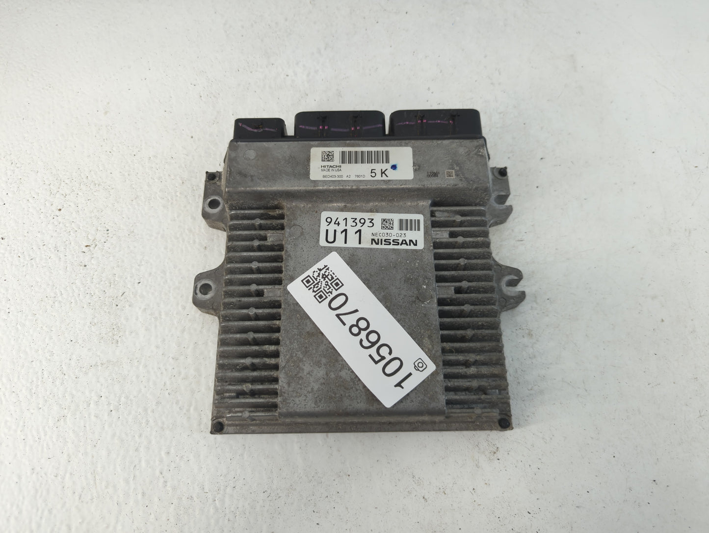 2017 Infiniti Qx60 PCM Engine Control Computer ECU ECM PCU OEM P/N:NEC030-023 BED403-300 Fits OEM Used Auto Parts - Oemuseda