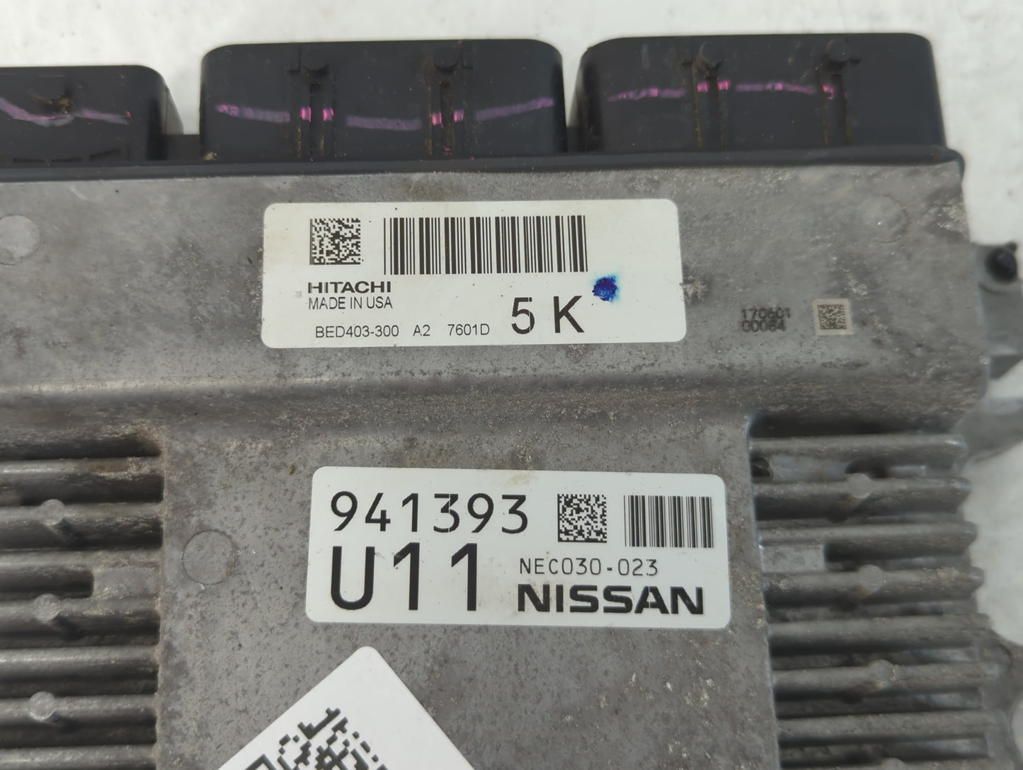 2017 Infiniti Qx60 PCM Engine Control Computer ECU ECM PCU OEM P/N:NEC030-023 BED403-300 Fits OEM Used Auto Parts - Oemuseda