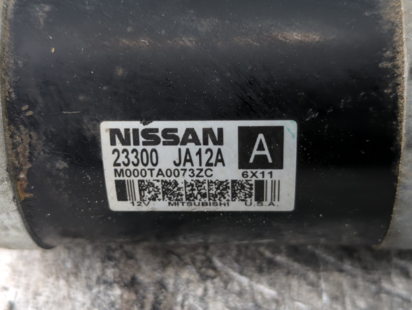 2014-2017 Infiniti Qx60 Car Starter Motor Solenoid OEM P/N:23300 JA12A Fits Fits 2013 2014 2017 OEM Used Auto Parts - Oemuse