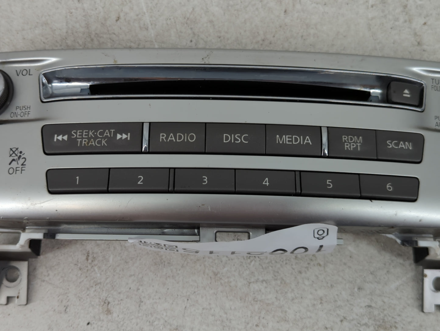 2017-2020 Infiniti Qx60 Radio AM FM Cd Player Receiver Replacement P/N:253W100A11 253919NJ1A Fits Fits 2017 2018 2019 2020 O