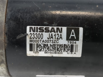 2014-2017 Infiniti Qx60 Car Starter Motor Solenoid OEM P/N:23300 JA12A Fits Fits 2013 2014 2017 OEM Used Auto Parts