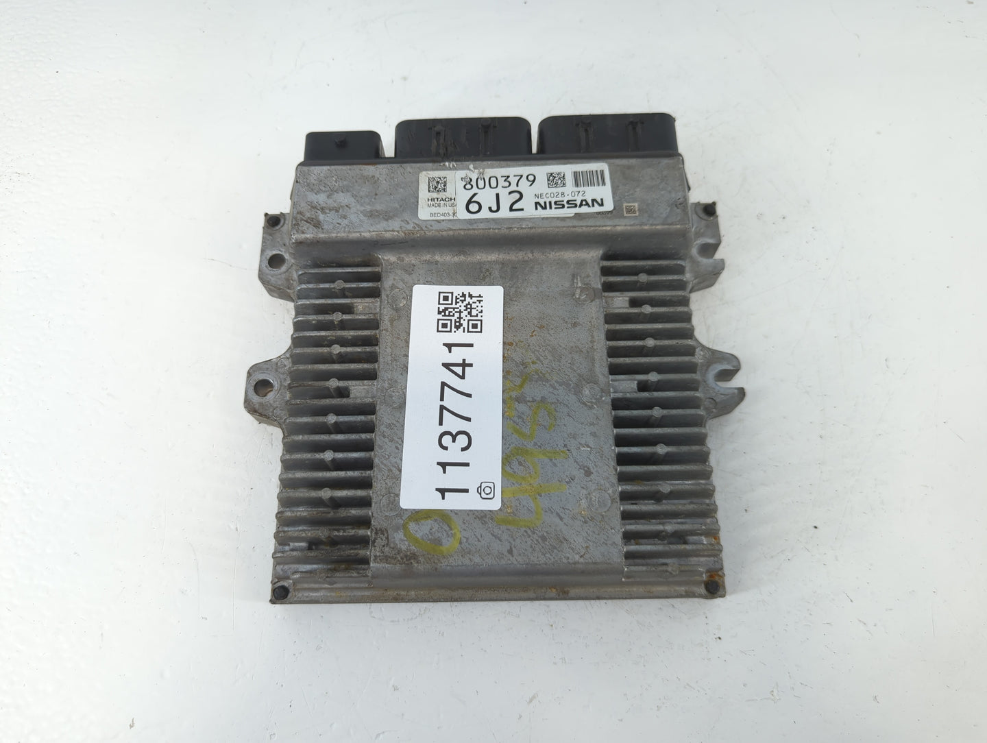 2017 Infiniti Qx60 PCM Engine Control Computer ECU ECM PCU OEM P/N:NEC028-072 Fits OEM Used Auto Parts - Oemusedautoparts1.c