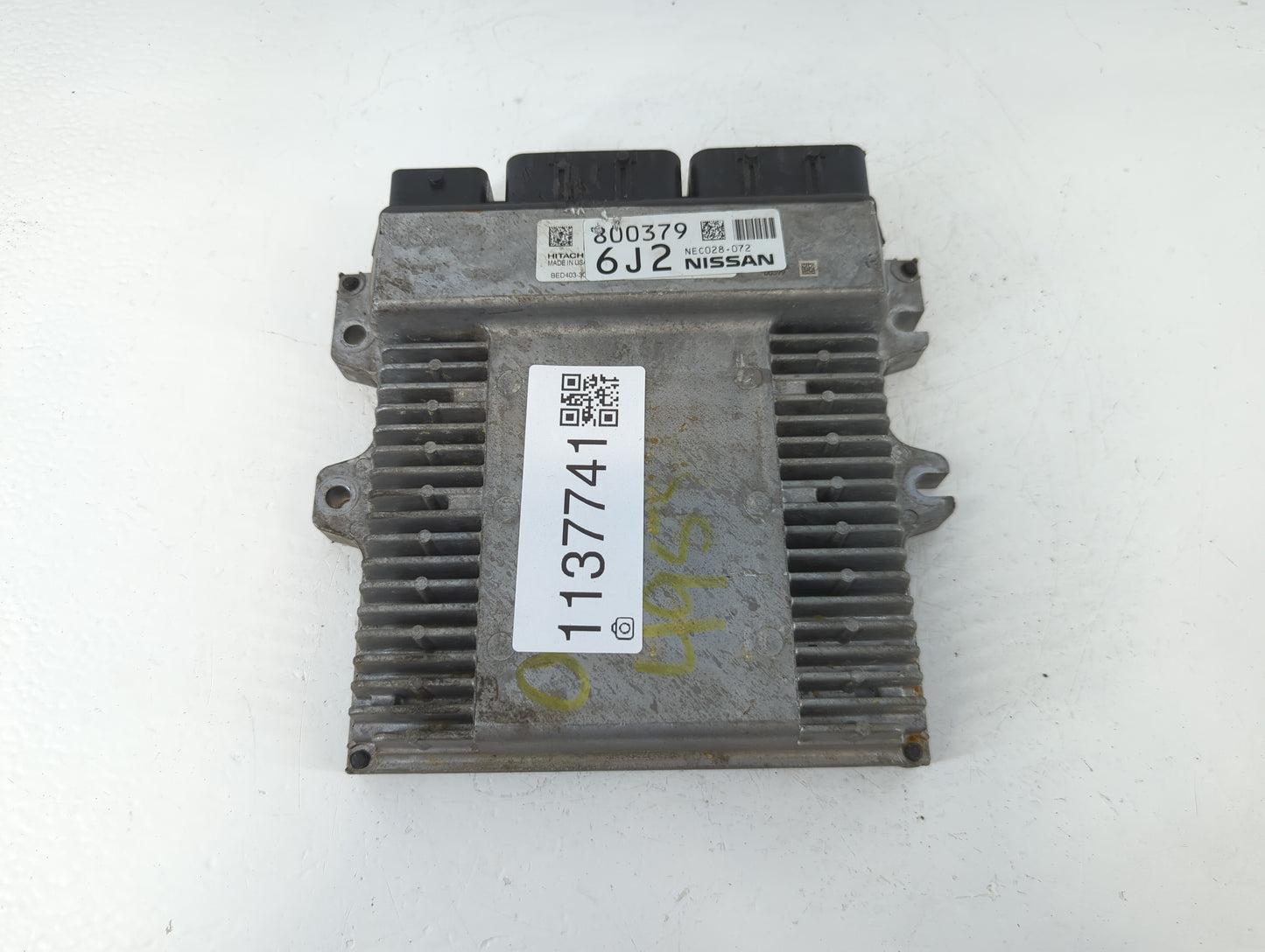 2017 Infiniti Qx60 PCM Engine Control Computer ECU ECM PCU OEM P/N:NEC028-072 Fits OEM Used Auto Parts - Oemusedautoparts1.c