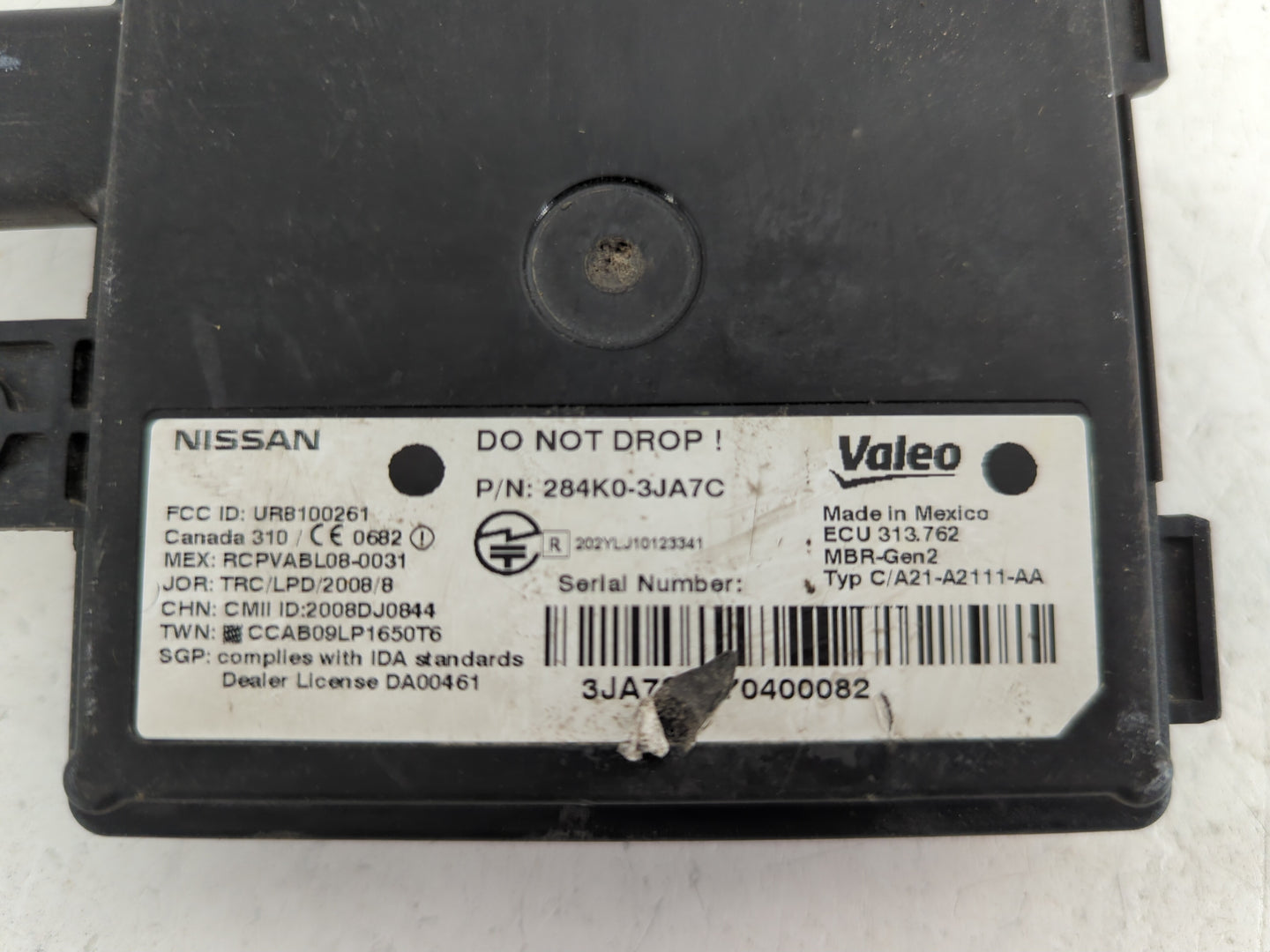 2017 Infiniti Qx60 PCM Engine Control Computer ECU ECM PCU OEM P/N:284K0-3JA7C Fits OEM Used Auto Parts - Oemusedautoparts1.