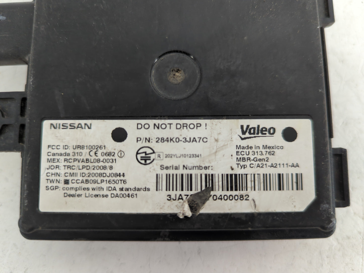 2017 Infiniti Qx60 PCM Engine Control Computer ECU ECM PCU OEM P/N:284K0-3JA7C Fits OEM Used Auto Parts - Oemusedautoparts1.