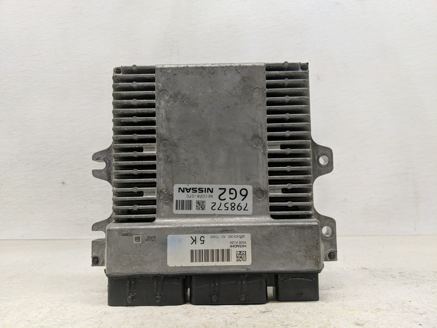 2017 Infiniti Qx60 PCM Engine Control Computer ECU ECM PCU OEM P/N:NEC028-070 Fits OEM Used Auto Parts - Oemusedautoparts1.c