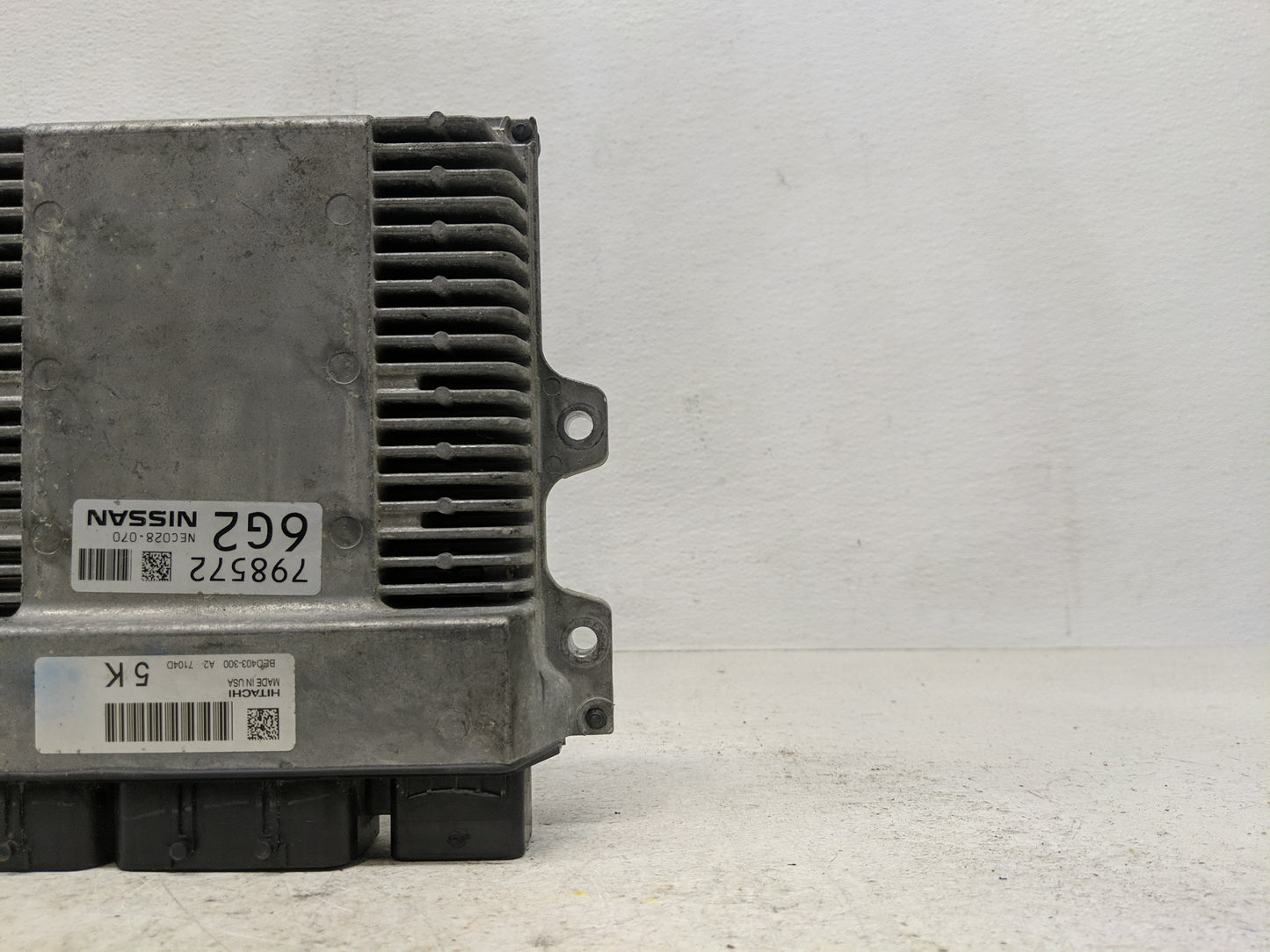 2017 Infiniti Qx60 PCM Engine Control Computer ECU ECM PCU OEM P/N:NEC028-070 Fits OEM Used Auto Parts - Oemusedautoparts1.c