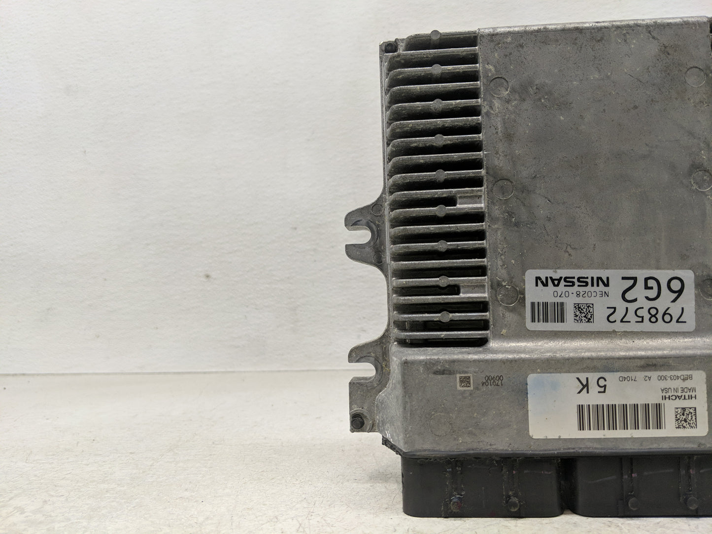 2017 Infiniti Qx60 PCM Engine Control Computer ECU ECM PCU OEM P/N:NEC028-070 Fits OEM Used Auto Parts - Oemusedautoparts1.c