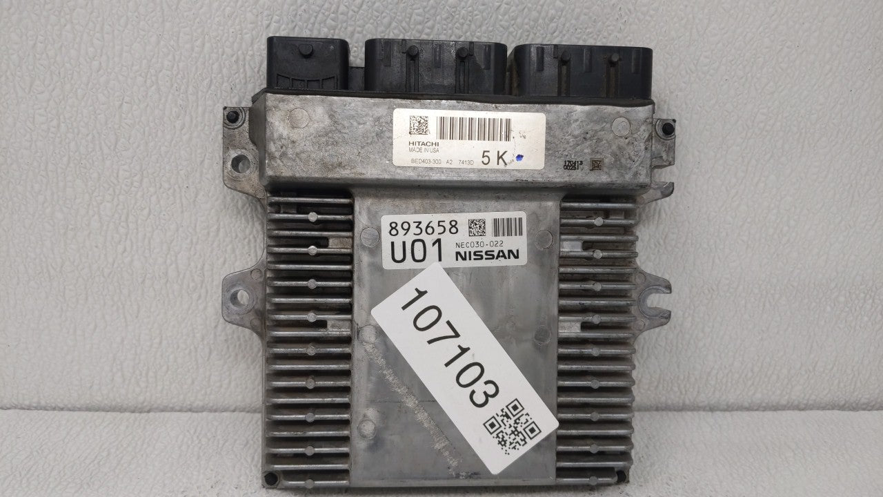 2017 Infiniti Qx60 PCM Engine Control Computer ECU ECM PCU OEM P/N:BED403-300 A1 NEC028-065, NEC028-067 Fits OEM Used Auto P