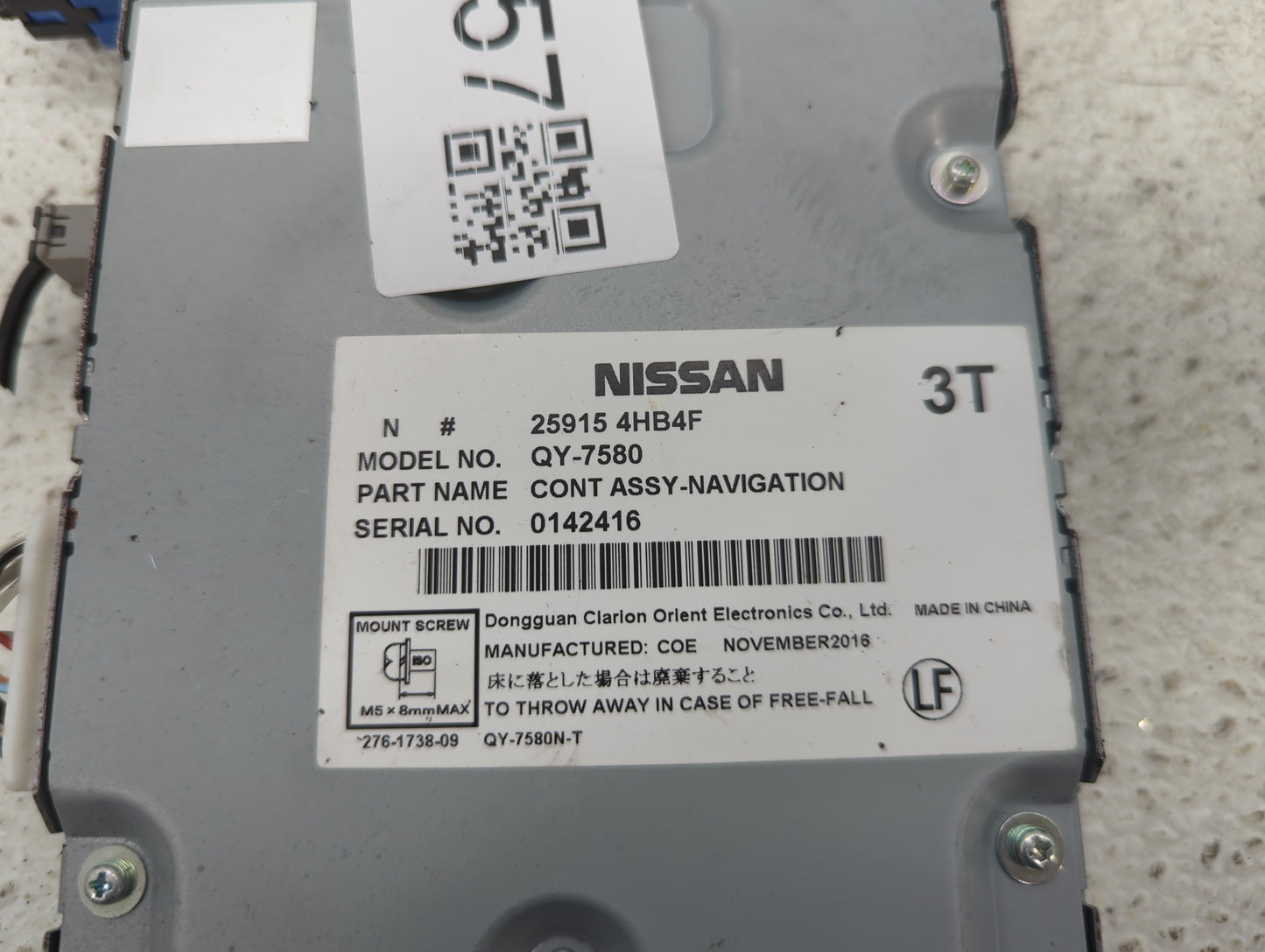 2017-2017 Infiniti Qx60 Chassis Control Module Ccm Bcm Body Control - Oemusedautoparts1.com