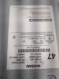 2017-2020 Infiniti Qx60 Radio AM FM Cd Player Receiver Replacement P/N:28330 5ZA0A PP-3553 Fits Fits 2017 2018 2019 2020 OEM