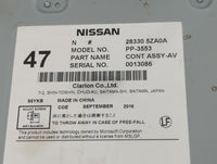 2017-2020 Infiniti Qx60 Radio AM FM Cd Player Receiver Replacement P/N:28330 5ZA0A PP-3553 Fits Fits 2017 2018 2019 2020 OEM