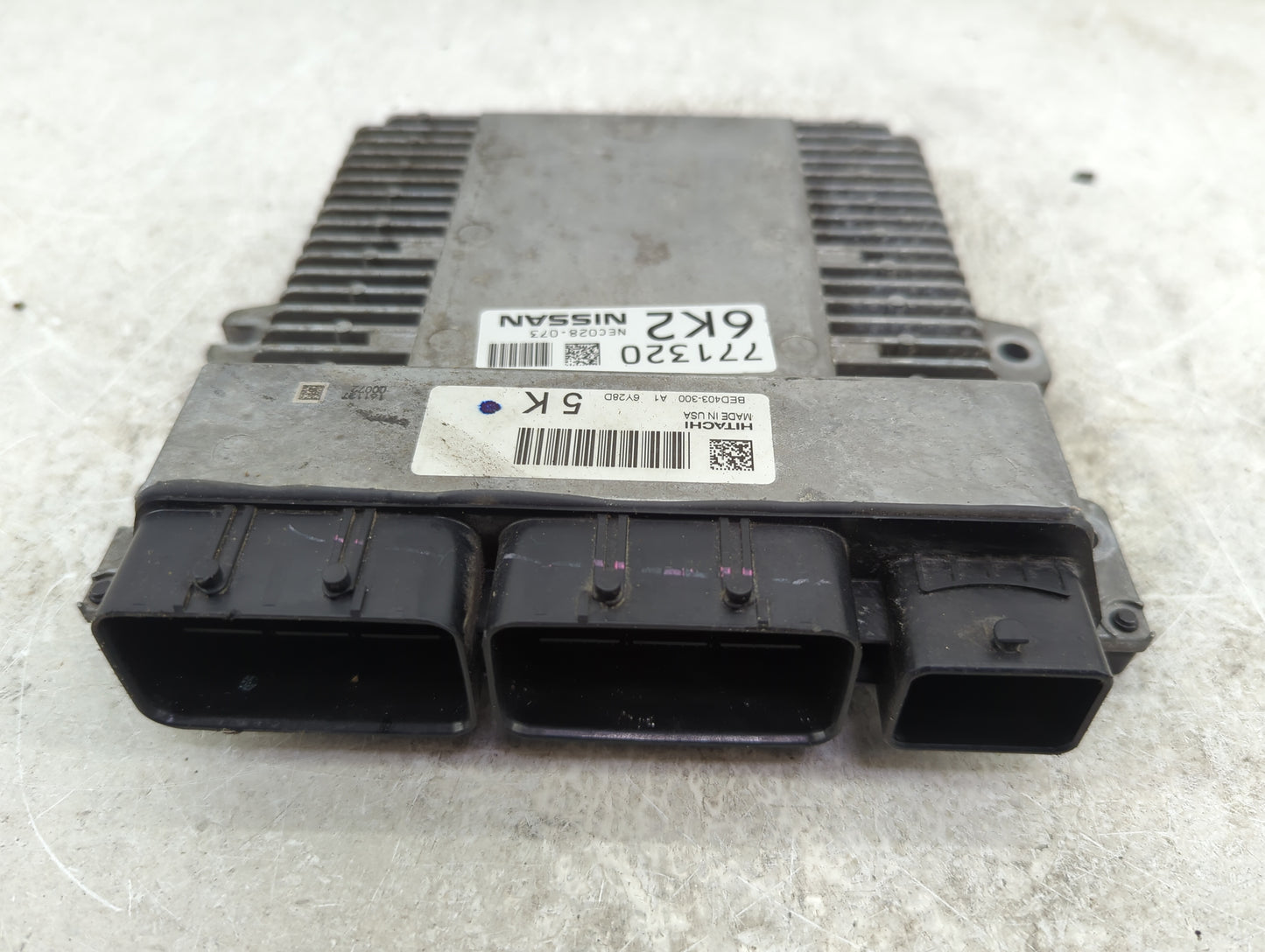 2017 Infiniti Qx60 PCM Engine Control Computer ECU ECM PCU OEM P/N:NEC028-073 BED403-300 Fits OEM Used Auto Parts - Oemuseda