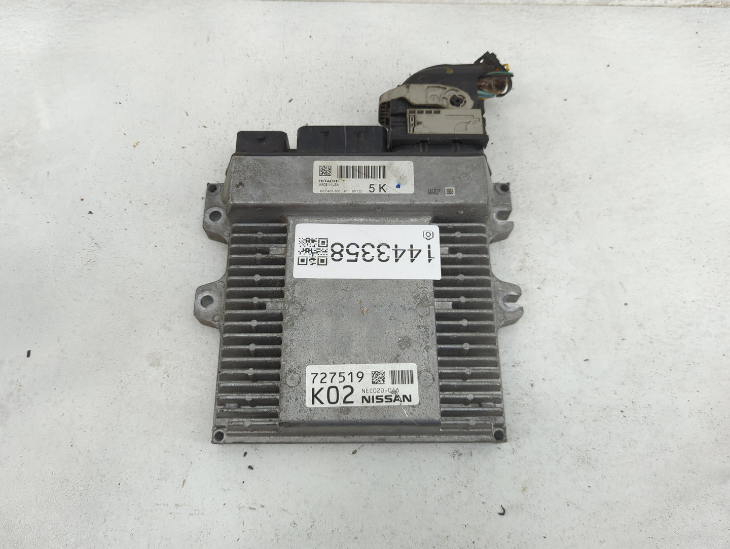 2017 Infiniti Qx60 PCM Engine Control Computer ECU ECM PCU OEM P/N:BED403-300 NEC020-046 Fits OEM Used Auto Parts - Oemuseda