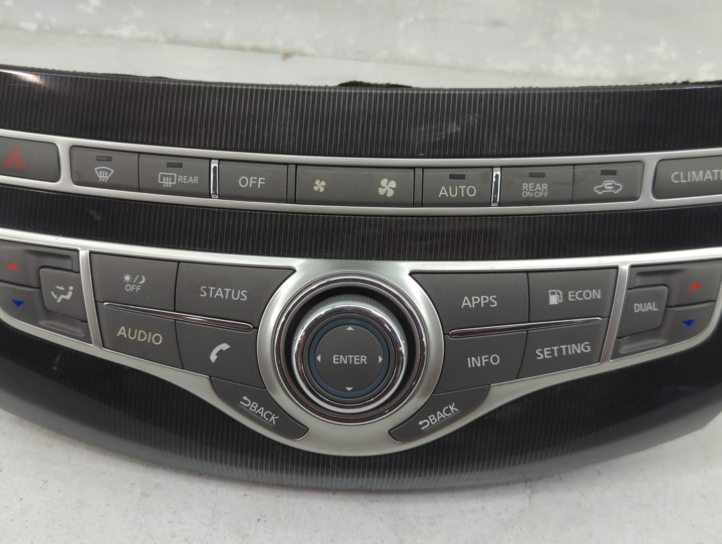 2017 Infiniti Qx60 Climate Control Module Temperature AC/Heater Replacement P/N:283959NJ0A Fits OEM Used Auto Parts - Oemuse